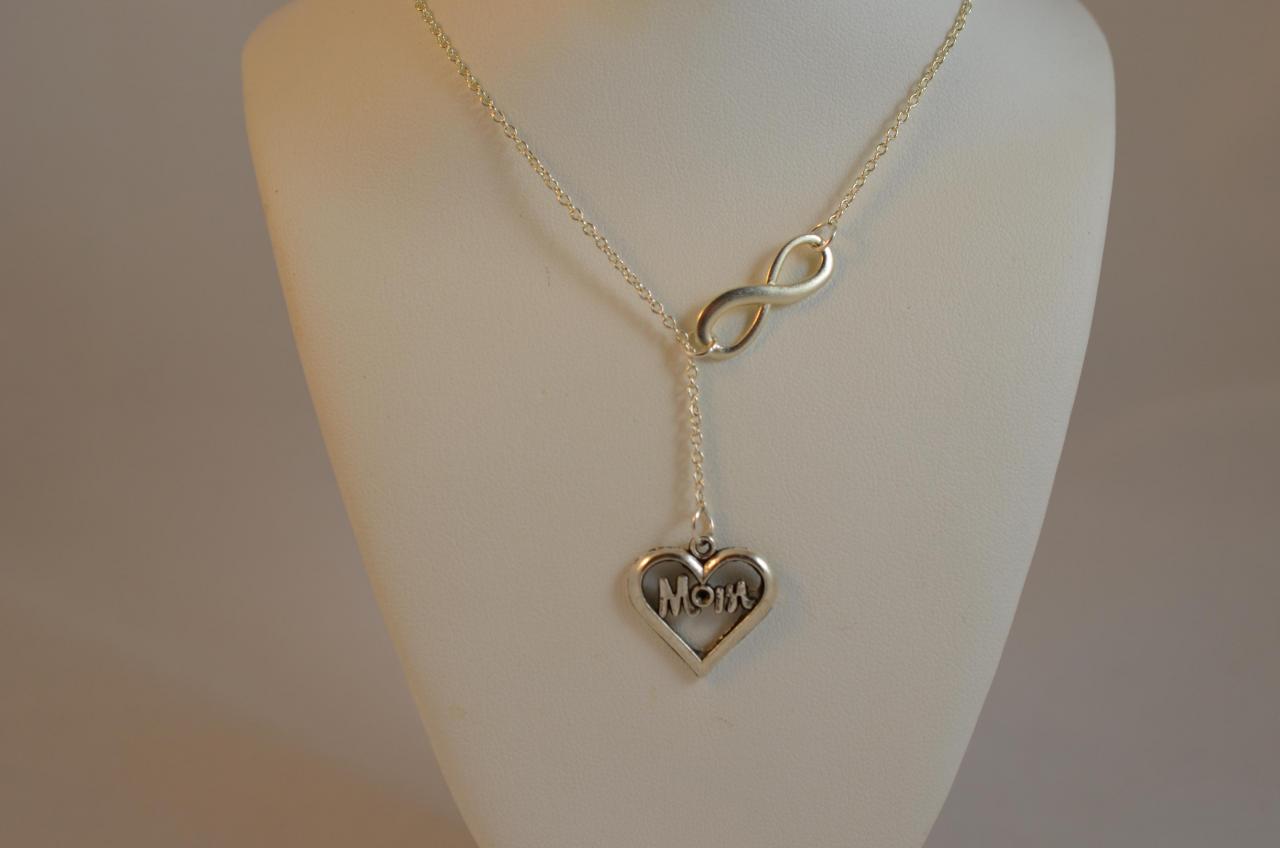 Mother's Day Infinity Necklace. Minimalist Necklace Jewelry Necklace.all On 925 Sterling Silver Chain.